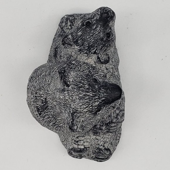 The Wolf Sculptures Accents Vintage The Wolf Sculptures Original